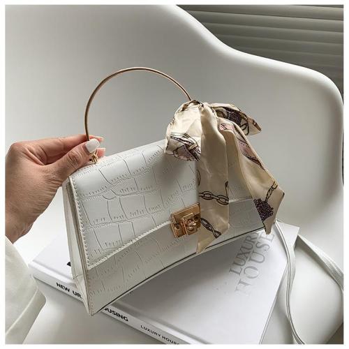 New Simple Fashion Shoulder Bag Custom Logo Handbag With Silk Scarf Handbags For Women