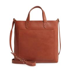 Vintage single shoulder bag business casual crossbody bag brown leather messenger bag for women and men
