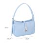 OEM ODM Factory Custom Logo Ladies Underarm Bags Luxury Pu Leather Purse And Handbags Women Shoulder Bags