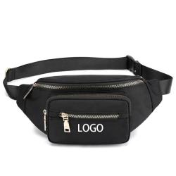 Leisure nylon chest bag for women crossbody bags for outdoor travel oxford cloth sports waist bag custom logo