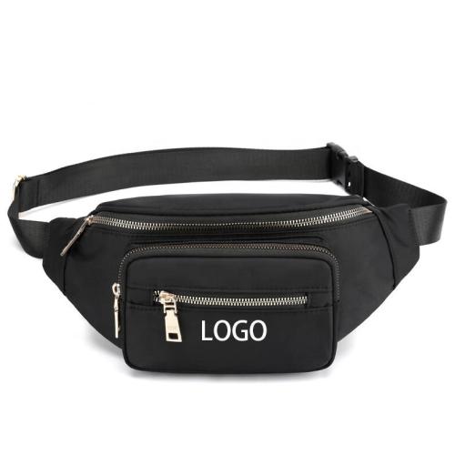 Leisure nylon chest bag for women crossbody bags for outdoor travel oxford cloth sports waist bag custom logo