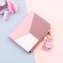 Women's Short Small Card Bag Tassel Niche Design Thin Zippered Women's Wallet Wallet Exquisite Simple Fashion Student Wallet