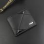 HR550 New Spot Men's Wallet Men's Short Multi Money Card Holder Fashion Casual Wallet Men's Youth Thin Three Fold Horizontal