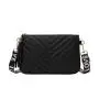 Vintage Crossbody PU Leather Bag with Tassels Mobile Phone Purse Messenger Shoulder Bag Strap Cheap Vintage Thread Pattern Style