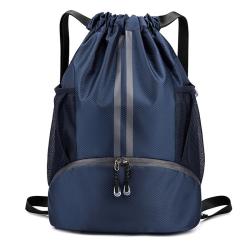 ZR400 Wet And Dry Separation Basketball Swimming Strap Pocket Drawstring Backpack Ball Bag Student Backpack Outdoor Sport