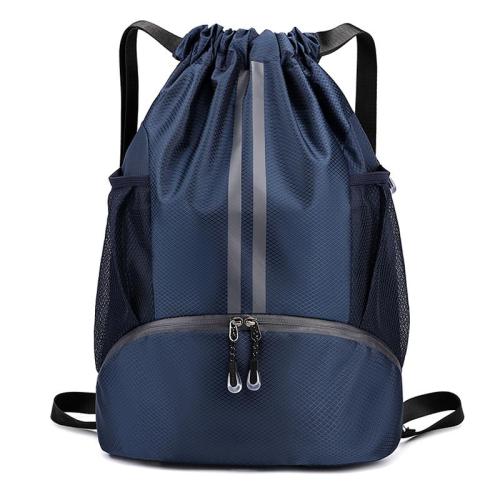 ZR400 Wet And Dry Separation Basketball Swimming Strap Pocket Drawstring Backpack Ball Bag Student Backpack Outdoor Sport