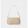 Wholesale Customize PU Leather And Trending Fabric Shoulder Bag Glossy Handbag Crossbody Bags Women's Hobo Underarm Bag