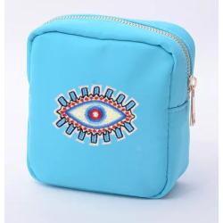Custom Nylon Cosmetic Bag Pouch With Zipper Reusable Small Zipper Makeup Pouch Bag For Jewelry Packaging