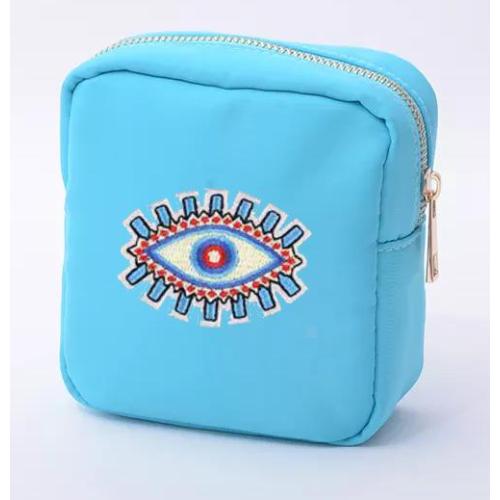Custom Nylon Cosmetic Bag Pouch With Zipper Reusable Small Zipper Makeup Pouch Bag For Jewelry Packaging