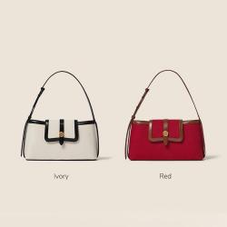 Custom Brand Women Ladies Handbags Luxury Design High Quality Leather Canvas Shoulder Bag