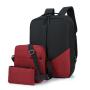 Gelory Travel Business Laptop Backpack 3 In 1 Crossbody Shoulder Bag Laptop Computer Backpack Set With Usb Charging Port