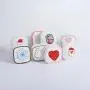 Keymay New Arrival RTS Stock DIY Personalized Chenille Patches Canvas Zipper Pouch Cosmetic Bag Organizer Makeup Bag Canvas