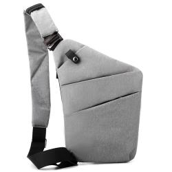 Anti theft and fashionable chest bag for men's new style