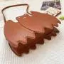 Fashion Diablo Punk Creative Spring Fun Simulation Bat Animals PU Halloween funny Crossbody Bag
