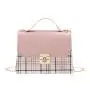 Checked Lock Portable Chain Small Square Bag Small Shoulder Bag Women Shoulder Bag Handbags With Lock