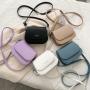ZR285 Women's Crossbody Saddle Bag 2023 New Girl Summer Simple Solid Color Fashion Trend Fashionable One Shoulder Bag