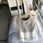 Custom Cotton Mesh Tote Shopping Bag Supermarket Food Fruit Egg Packaging Tote Bag