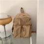 Travel Female Fashion Trend Simple School Shoulder Bag Leisure Large Capacity Backpack South Korean Students Nylon Backpack