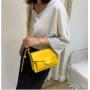 2024 Summer Girl's Bag New Korean Fashion Single Shoulder Bag With Braided Belt Colorful Square Cover Messenger Ladies Bag