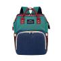 Waterproof Mummy Baby Diaper Backpack Bags Custom 3 in 1 Diaper Bags with Bassinet