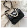Crossbody women's bag 2023 fashion butterfly design shoulder bags for pearl chain handbags