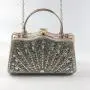 Ladies Wedding Evening Purse Diamond Hand Bag Rhinestone Purses Dinner Handbag Gold Evening bags For Women