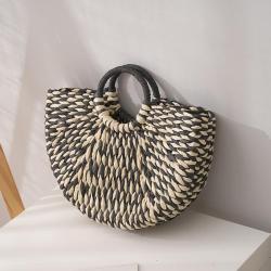 CCF722 Summer Straw Beach Bags for Women Vintage Handmade Straw Handbag 2023 New Shoulder Bags Basket Straw Weave Beach Bags