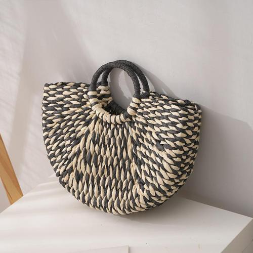 CCF722 Summer Straw Beach Bags for Women Vintage Handmade Straw Handbag 2023 New Shoulder Bags Basket Straw Weave Beach Bags