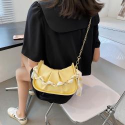 2024 new soft leather women's crossbody bag summer simple fashion women's large capacity Western satchel