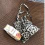 South Korea Custom-Made Large Leopard Print Casual Mother Bag Literature Art Student Shopping Bag Environmental Protection