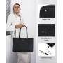 Fashion carry on Elegant Ladies Laptop Tote Bag Waterproof Leather Computer Bags Women Business Office Work Bag Briefcase
