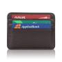 Wholesale mini card holder leather card bag front pocket wallet rfid pu credit card holder