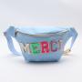 Keymay Multiple Color Stock Vacation Waterproof Nylon Belt Waist Bag Crossbody Purse Fanny Pack Custom