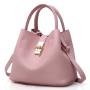 Pu Bucket Bag Women's Fashion Super Fiber Leather Portable Bagtaschen Messenger Bag bolsas para mujer  bolsos-para-mujeres-