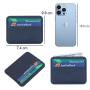 Custom Logo Soft  Leather Credit Card Wallet Slim