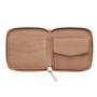 Custom Logo Genuine Leather Zipper Wallet Rfid Ladies Clutch Wallet With Coins Pocket