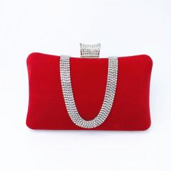 Wholesale Womens Handbags Luxury female Hand Bags designer branded Velvet  Diamond Hand Bags Evening Clutch sac tendance 2024