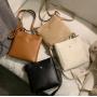 Solid Color Lady Designer Bag PU Leather Small Square Cross Body Messenger Women Purse Zipper Closure Single Strap