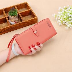 New women's long wallet large capacity ladies wallet 2024 Korean style zipper clutch bag coin purse money clip