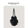 Low Price PU Material Soft Drawstring Closure Shoulder Handbag Shopping Tote Bag With Design Shopping Bags Women Shoulder