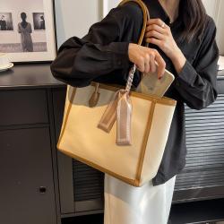 ZR676 Woman Bag Handbag Retro PU Fashion Female Portable Big High Quality Shoulder Underarm Bag Girl Versatile Tote Bag Shopping