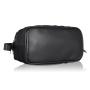 High Capacity Leather Makeup Travel Case Brush Organizer Bag Leather Travel Toiletry Cosmetic Bag