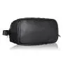 High Capacity Leather Makeup Travel Case Brush Organizer Bag Leather Travel Toiletry Cosmetic Bag
