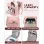 LOVEVOOK 2023 multifunctional large 40L 4pc carry on flight approved weekender bags fashion travel school women laptop backpack