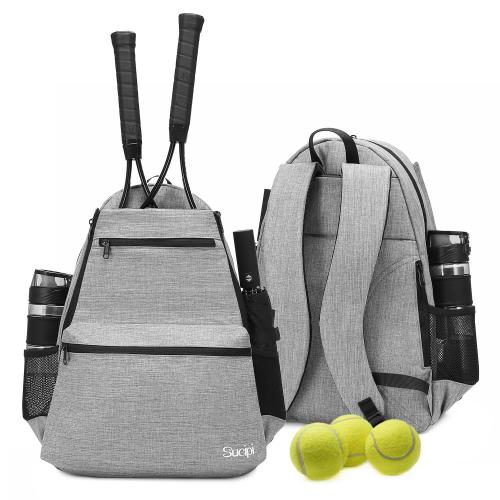 Wholesale Sucipi Racket Bag Professional 2 Rackets outdoor women men Tennis Bags gym travel backpacks with Shoe compartment