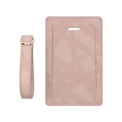 Custom logo personalized PU leather luggage tag printed bulk luggage tags for suitcases cruise essentials travel air tags