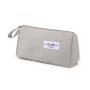Gelory Primary And Secondary School Student Stationery Storage Bag Zipper Solid Color Pencil Pouch