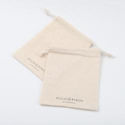 Surper Soft Cotton Fabric Shoe Dust Packaging Pouch Drawstring Dust Clothing Cotton Packing Bag