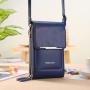 New Crossbody Touch Screen Solid Color Simple One Shoulder Phone Bag for Women