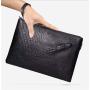 2024 OEM Men's clutch  bag crocodile genuine leather  handbag for men business clutch bags factory wholesaler